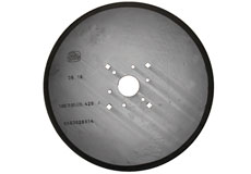 Диск сошника Great Plains<br>820-187C 820-080С 820-155C<br>D=343 мм, h=3 мм, d=43 мм<br>3E 3 1981-135R.43 (TATU Marchesan)